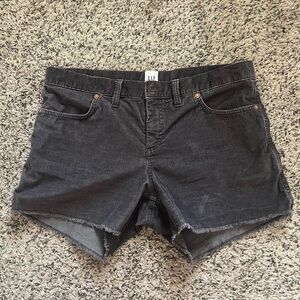 GAP Charcoal Gray Corduroy Shorts